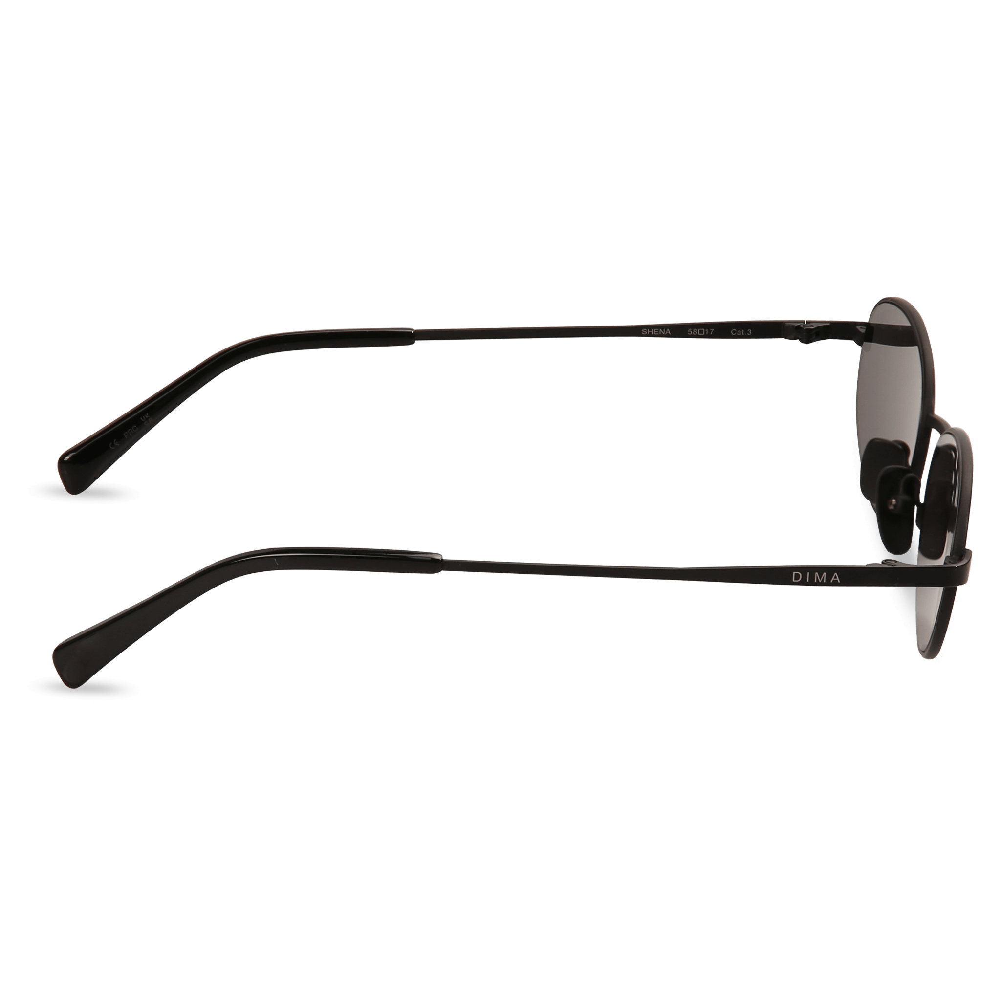 dima sunglass shena black frame grey lens 3