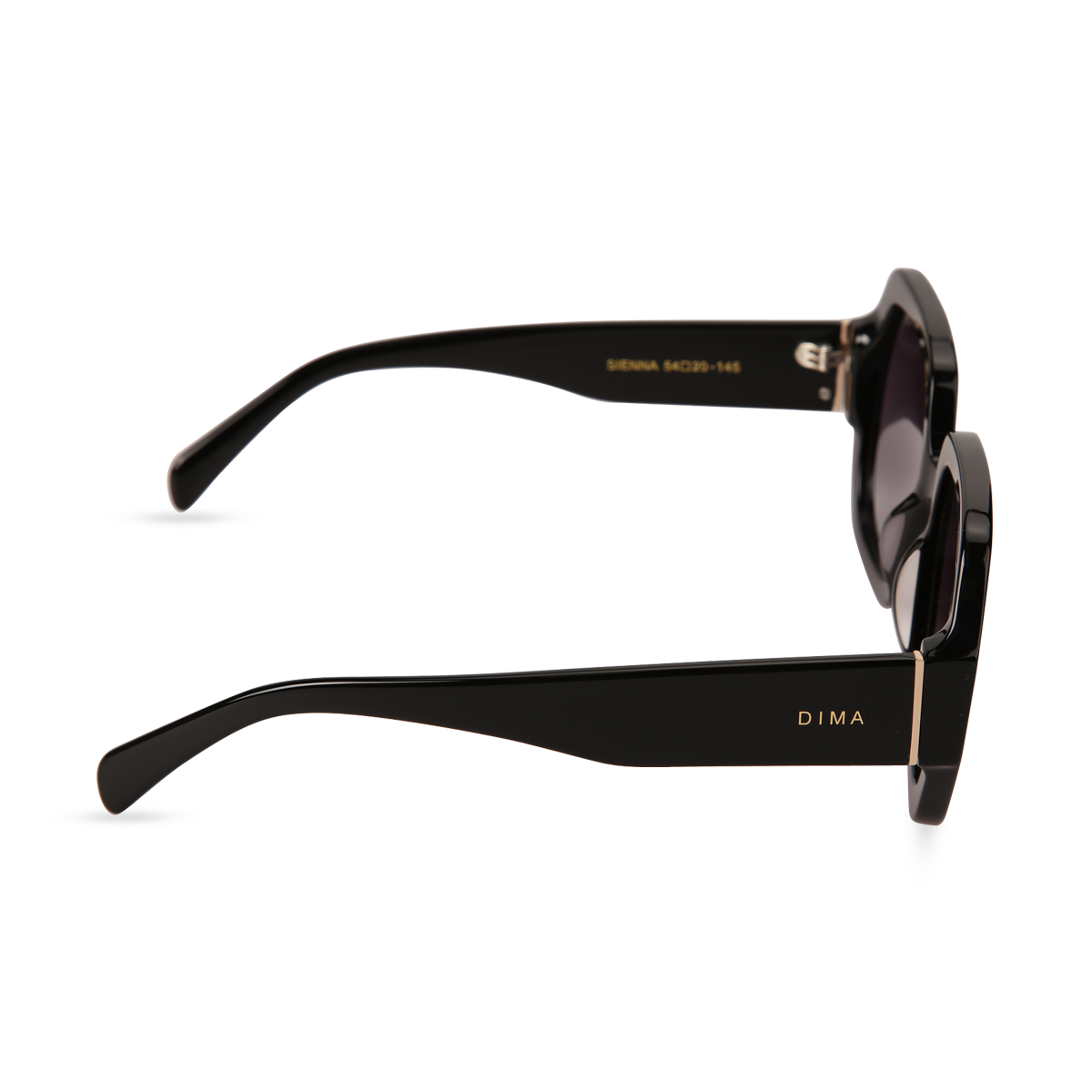 dima sunglass sienna black frame gray gradient lens 3