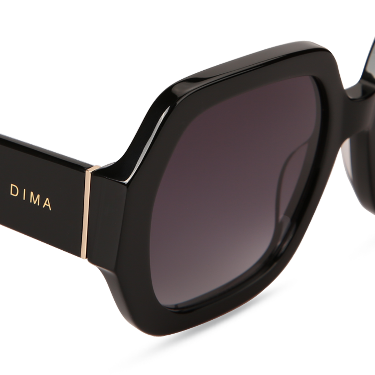 dima sunglass sienna black frame gray gradient lens 4