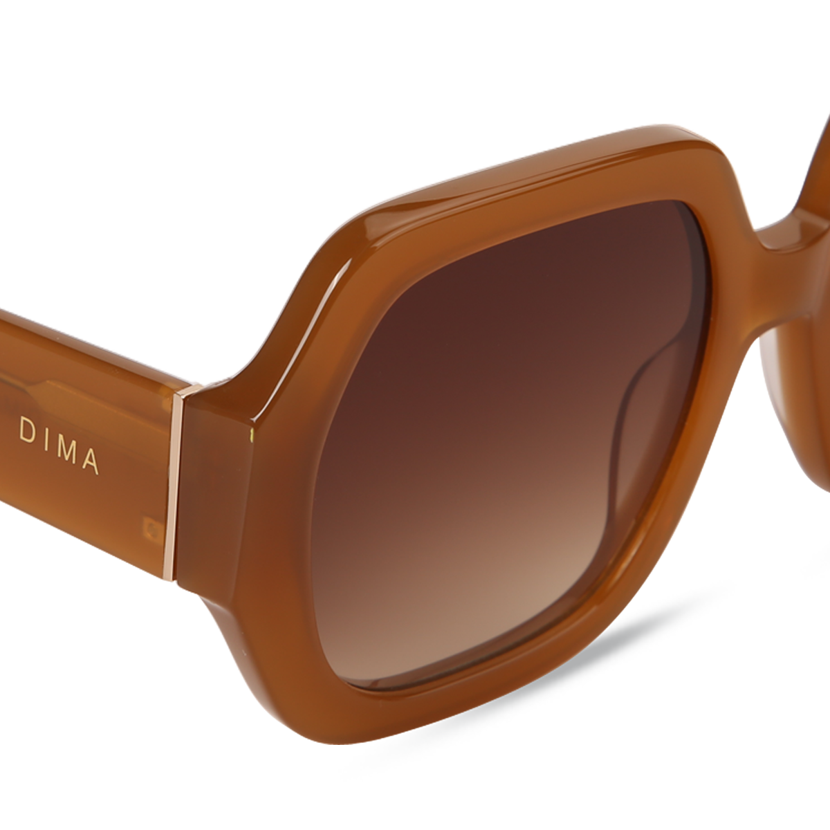 dima sunglass sienna honey frame brown gradient lens 4