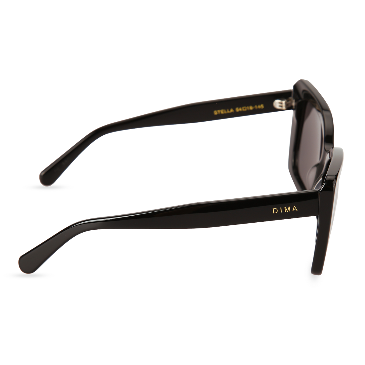 dima sunglass stella black frame grey lens 3