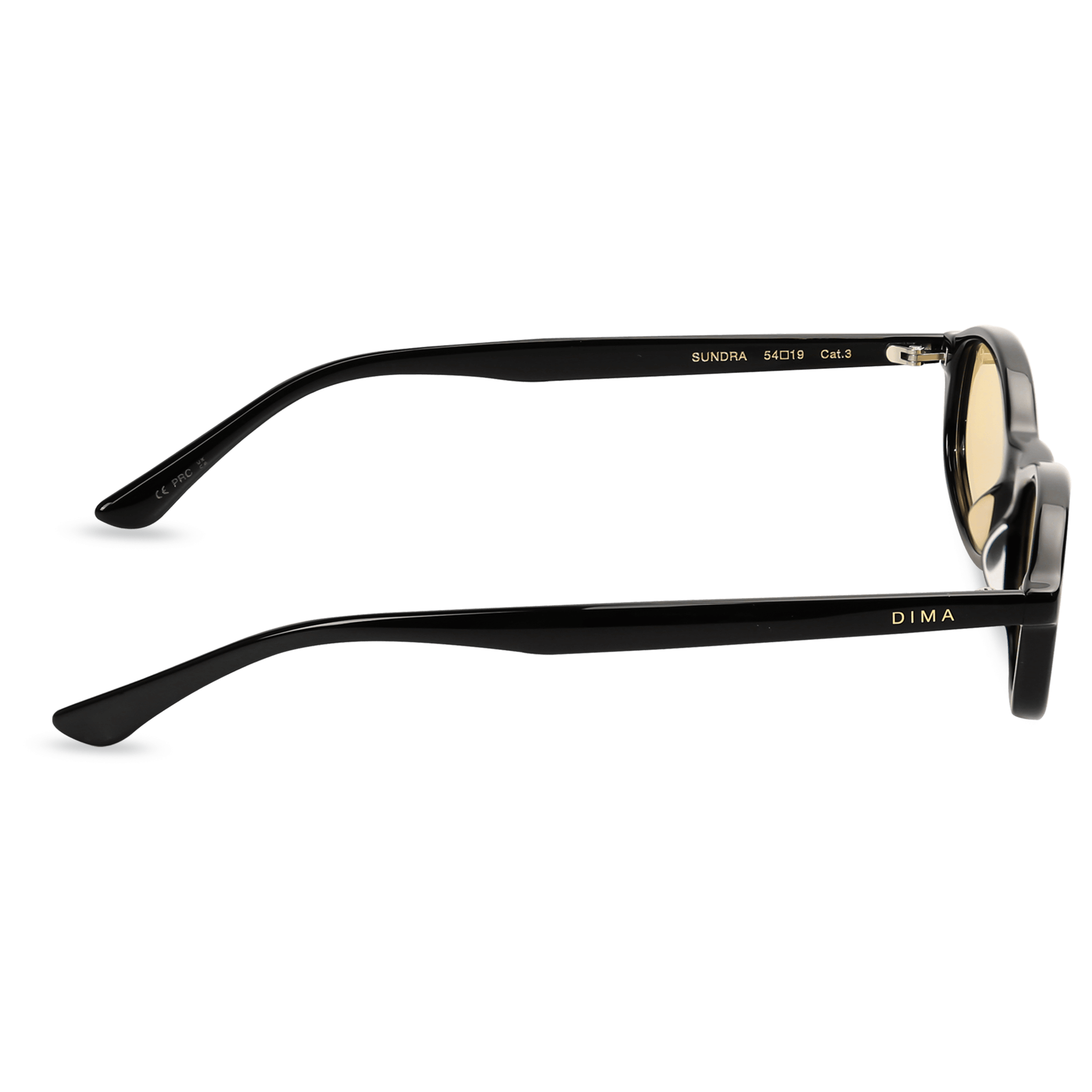 dima sunglass sundra black frame yellow lens 3
