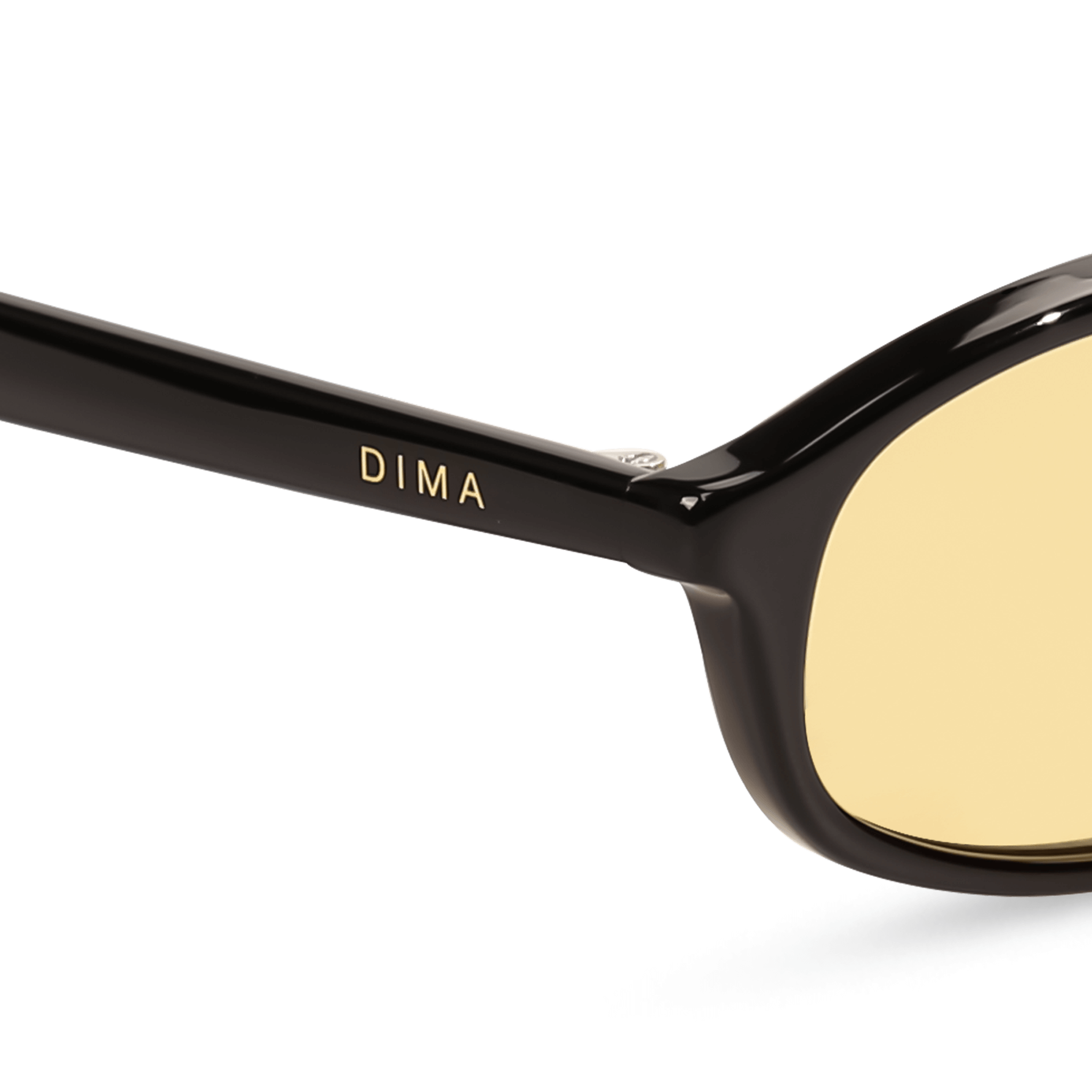 dima sunglass sundra black frame yellow lens 4
