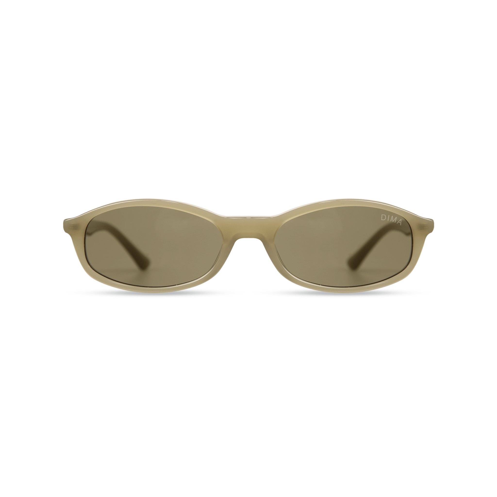 dima sunglass sundra milky light olive frame olive lens 1