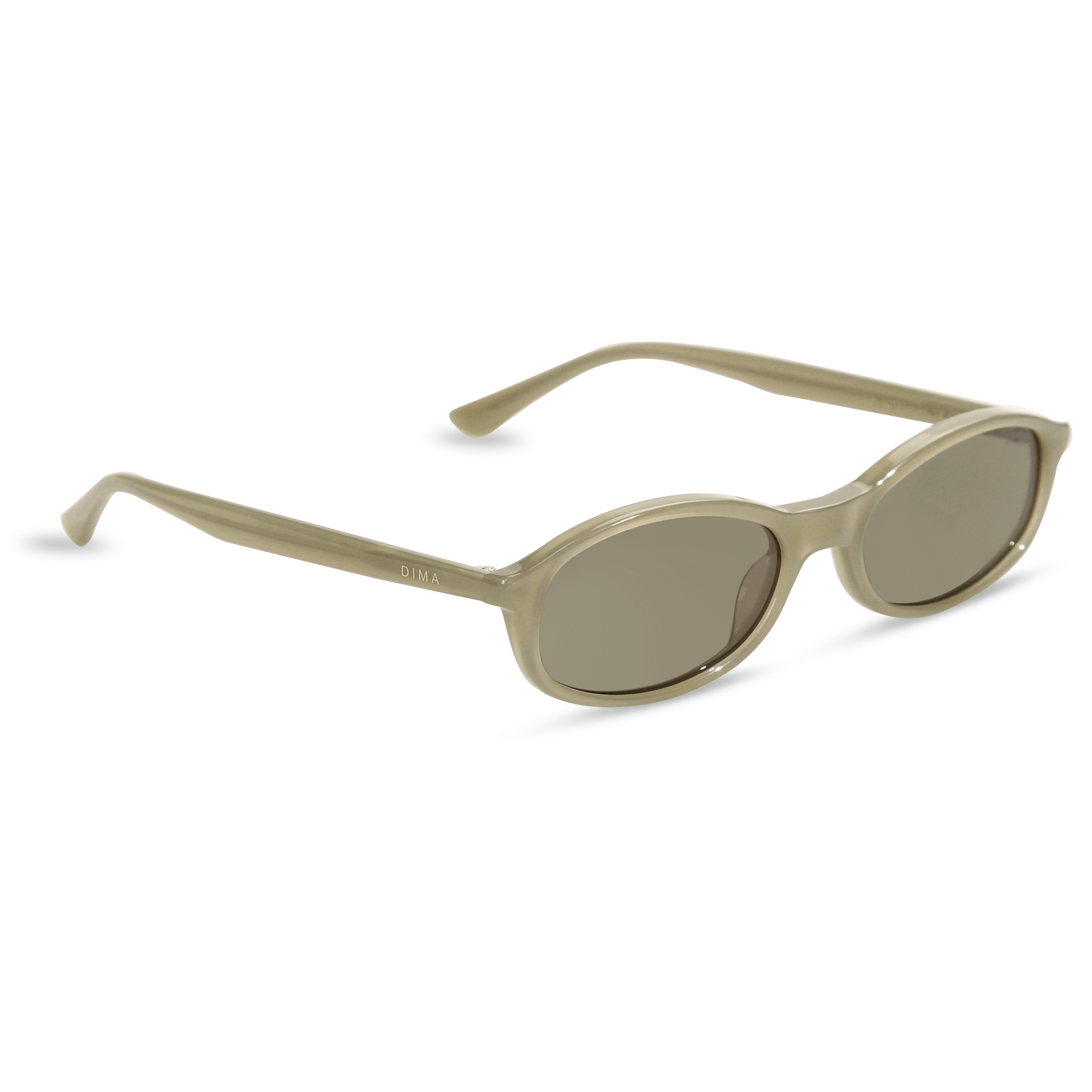 dima sunglass sundra milky light olive frame olive lens 2