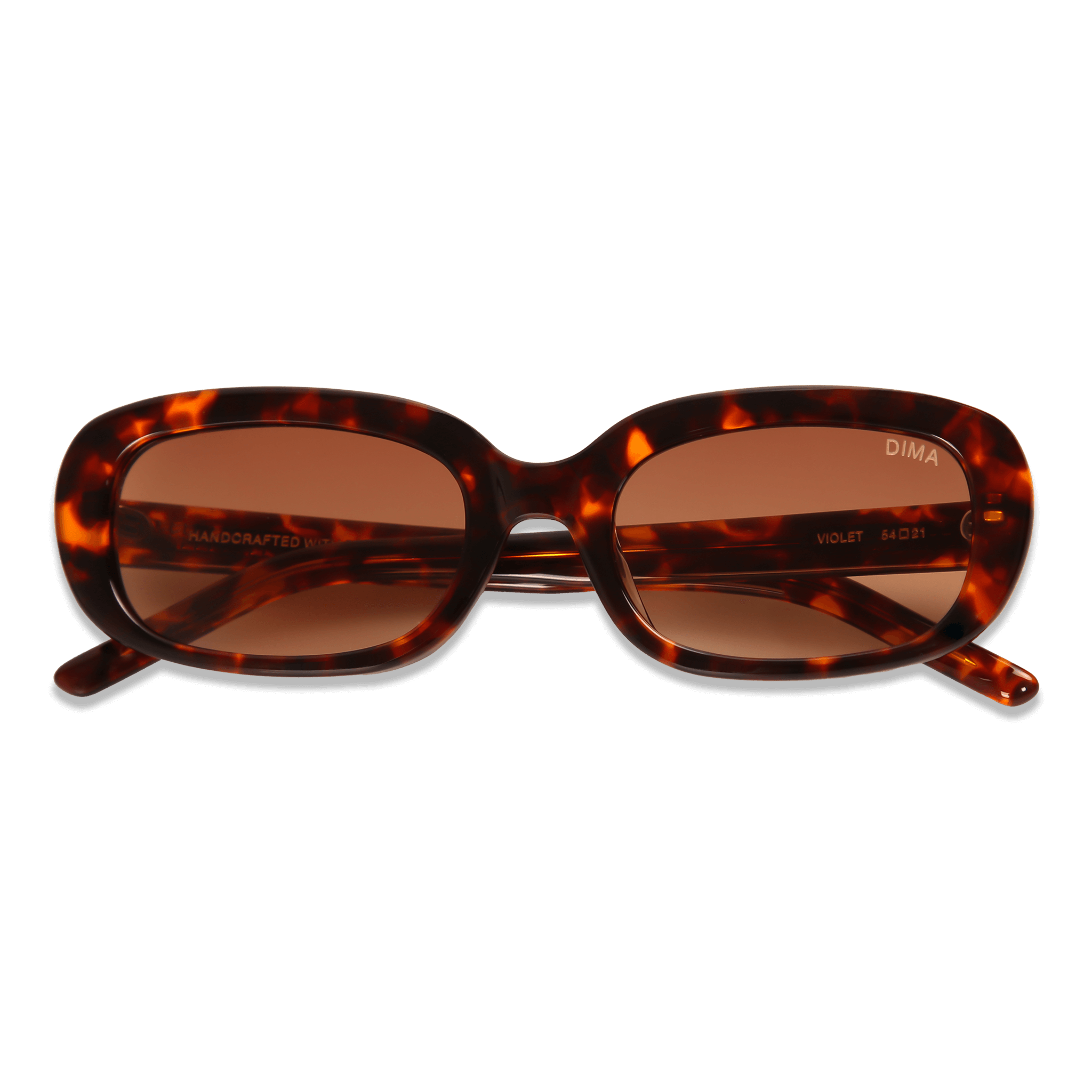 dima sunglass violet havana frame brown gradient lens 1