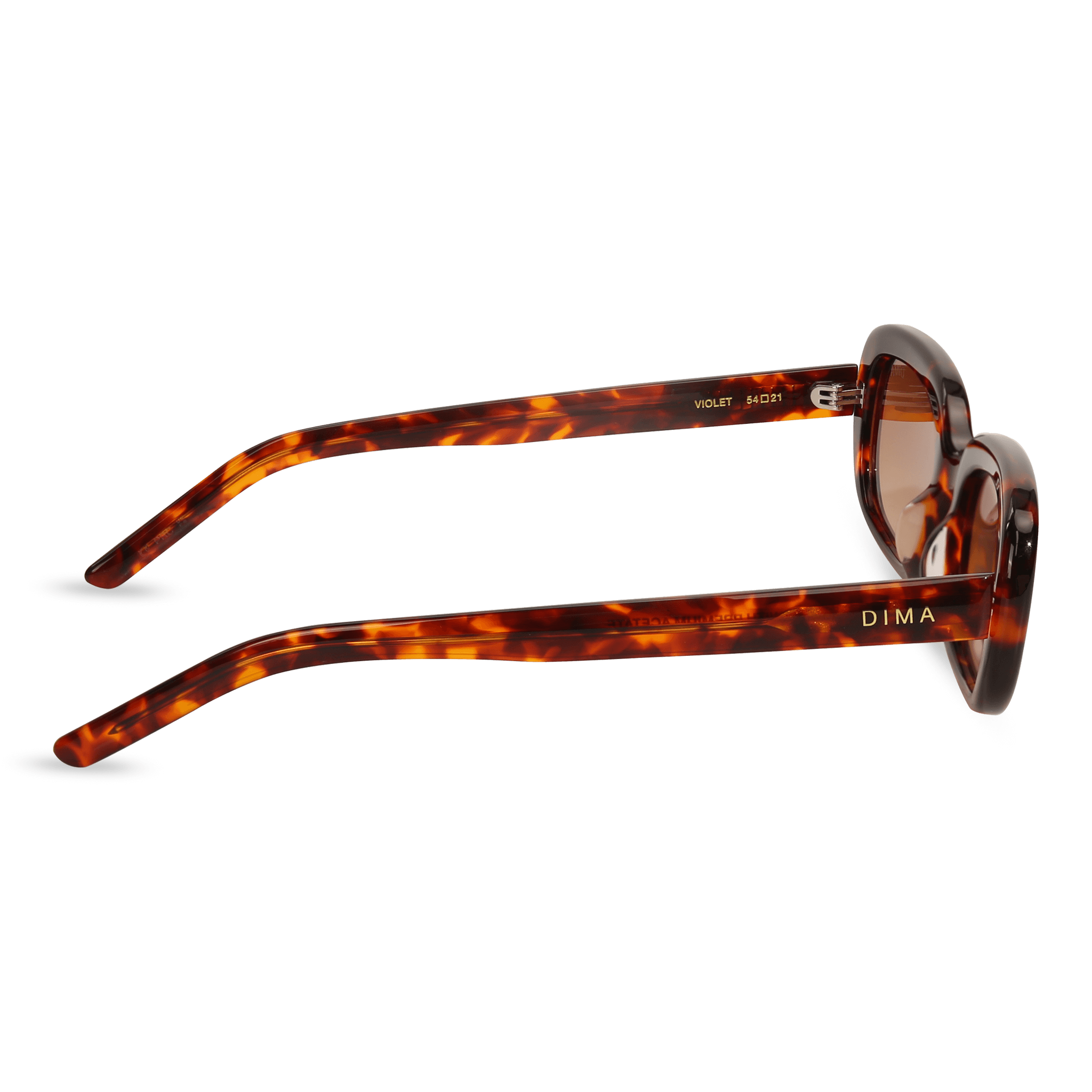 dima sunglass violet havana frame brown gradient lens 3