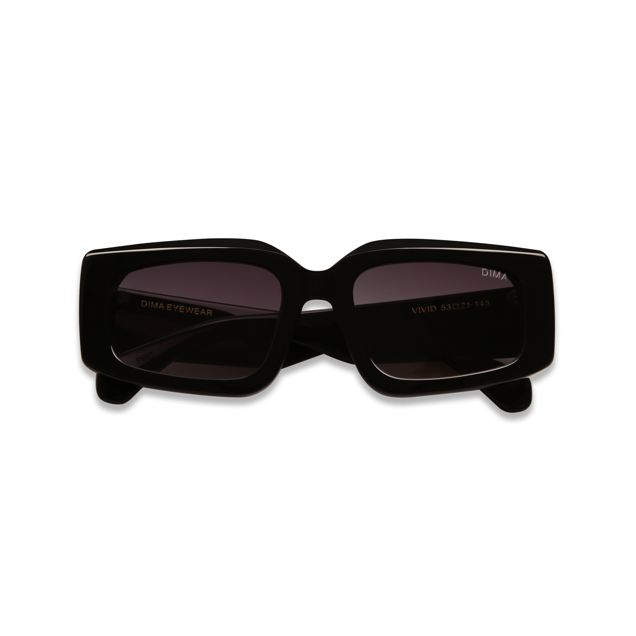 dima sunglass vivid black frame grey gradient lens 5