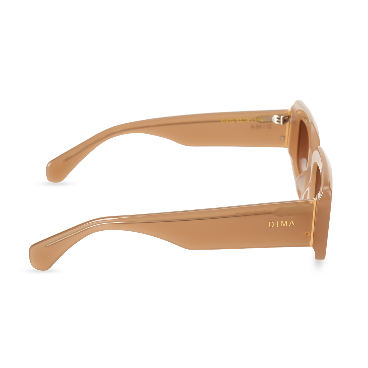 dima sunglass vivid milky brown frame brown gradient lens 3