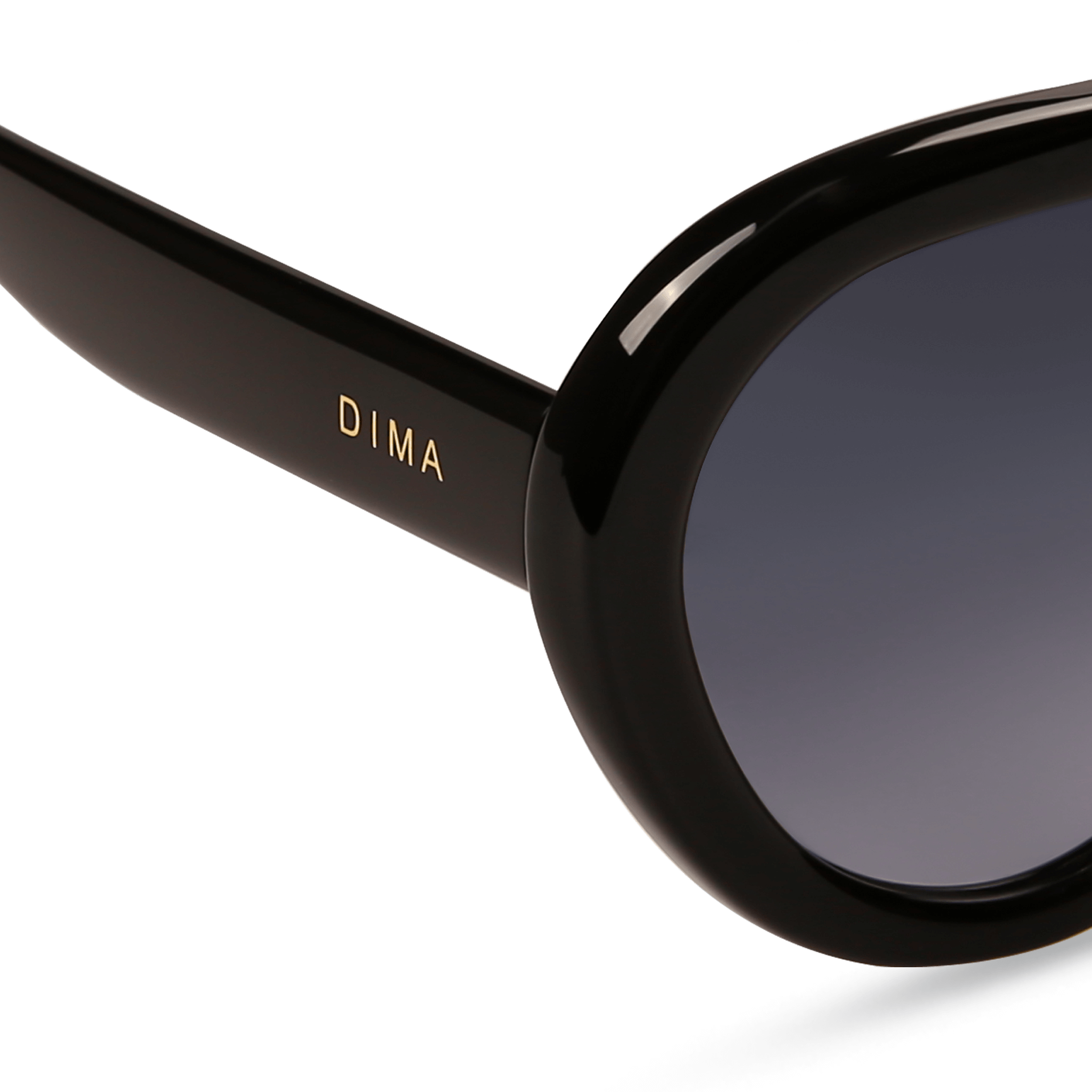 dima sunglasses aggie black frame blue gradient lens 4