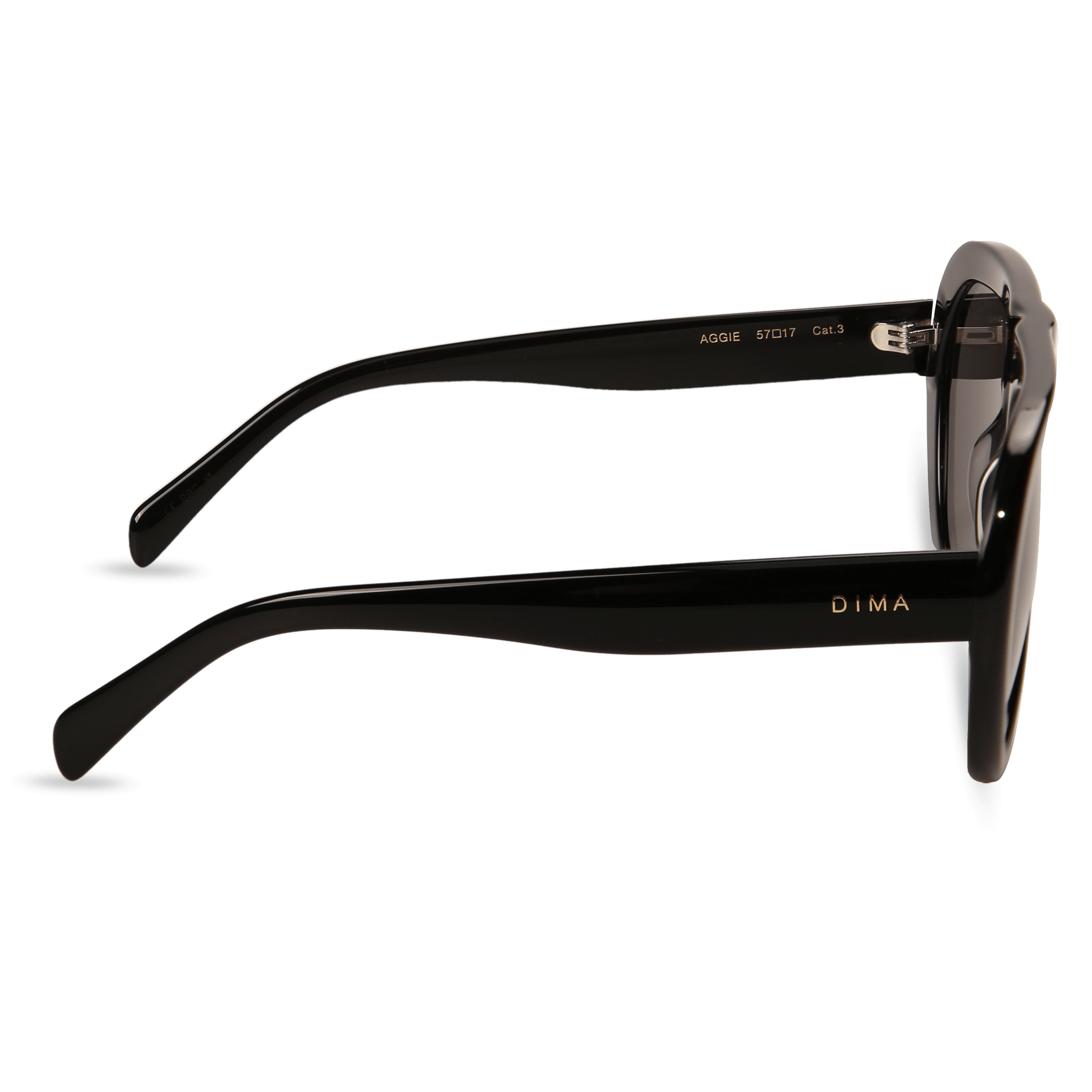 dima sunglasses aggie black frame gray lens 3