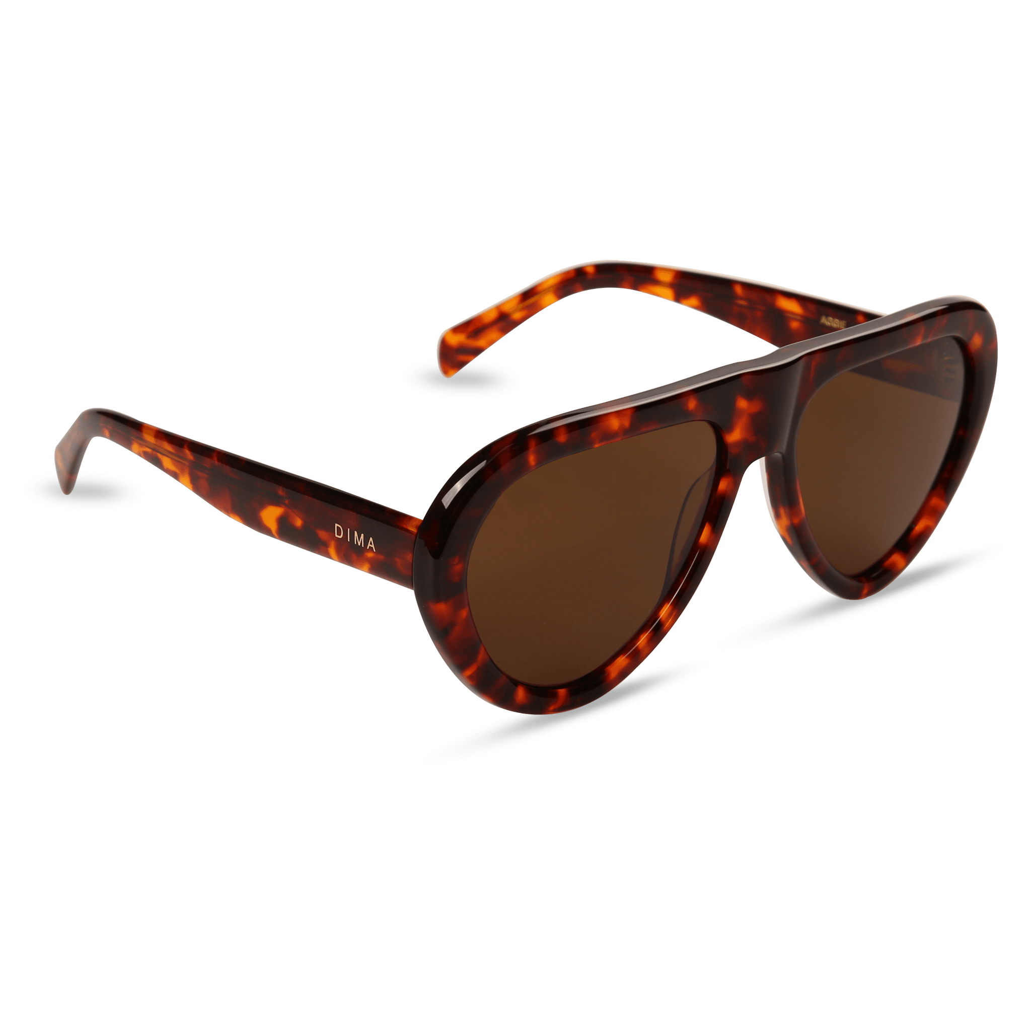 dima sunglasses aggie dark tortoise frame brown lens 2