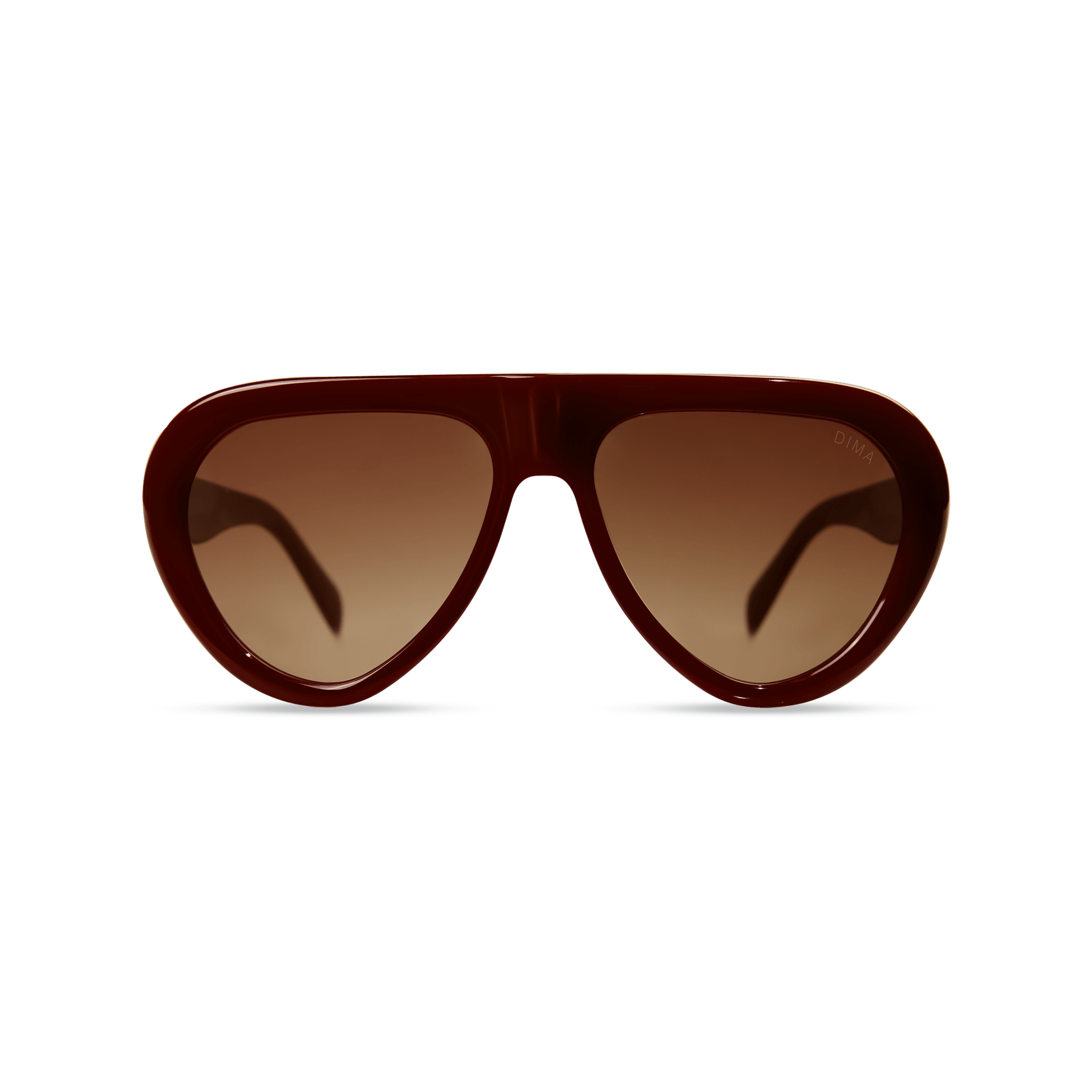 dima sunglasses aggie maroon frame brown gradient lens 1