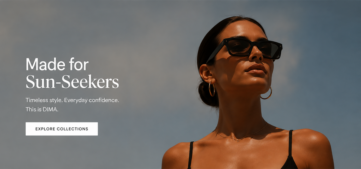 Dima Eyewear featured collection banner
