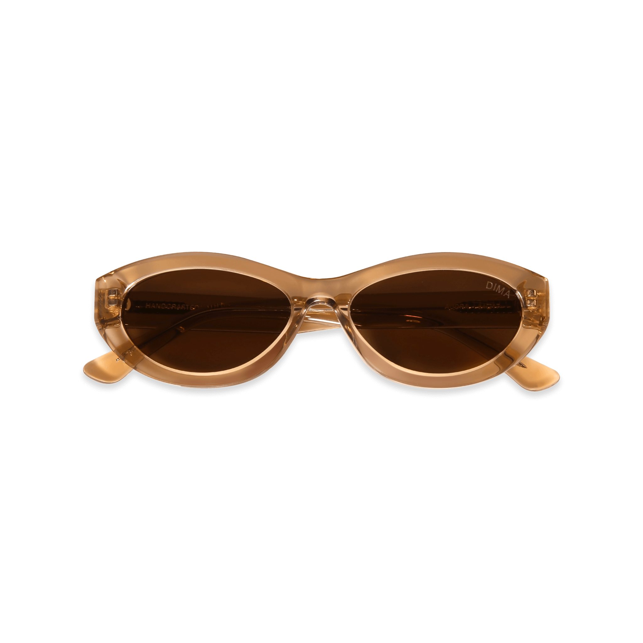 DIMA Eyewear Audra Crystal Brown Frame Brown Lens 1