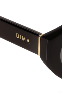 DIMA Eyewear Audra Black Frame Grey Lens 5
