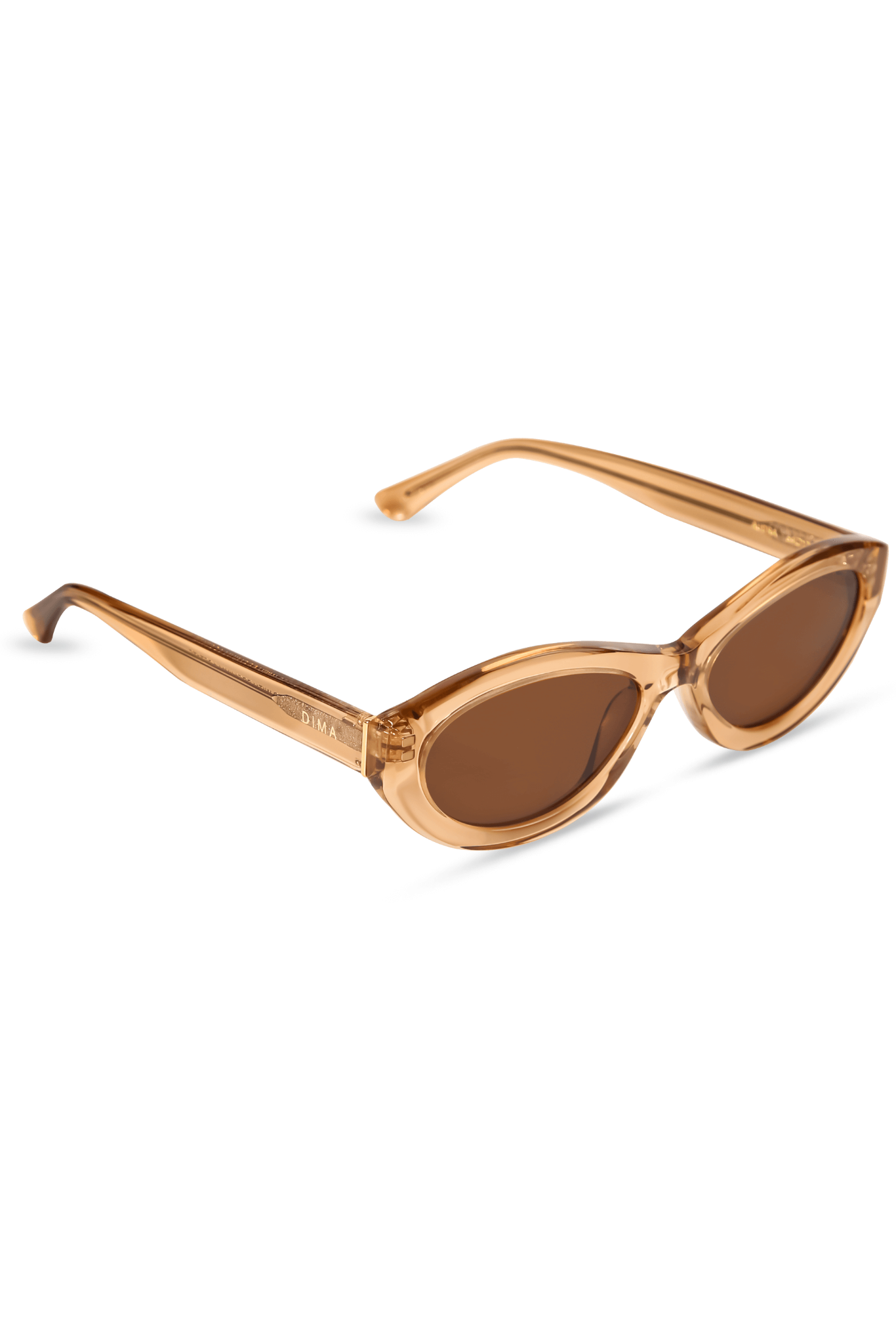 DIMA Eyewear Audra Crystal Brown Frame Brown Lens 3