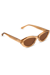 DIMA Eyewear Audra Crystal Brown Frame Brown Lens 3