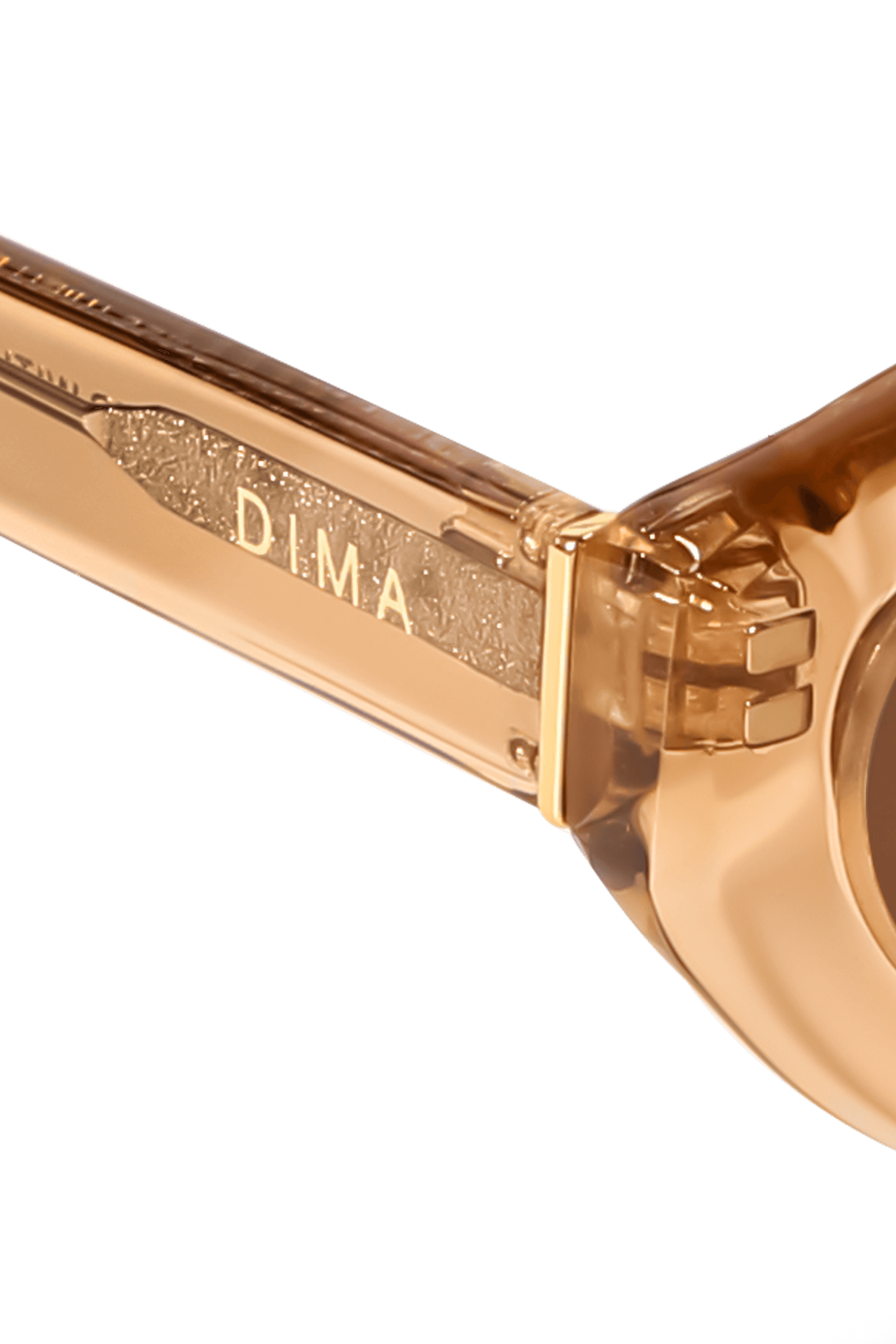 DIMA Eyewear Audra Crystal Brown Frame Brown Lens 5