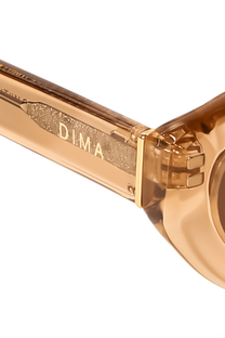 DIMA Eyewear Audra Crystal Brown Frame Brown Lens 5