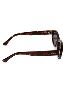 DIMA Eyewear Audra Dark Tortoise Frame Grey Lens 4