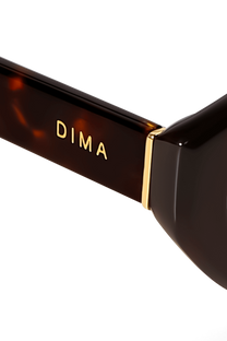 DIMA Eyewear Audra Dark Tortoise Frame Grey Lens 5