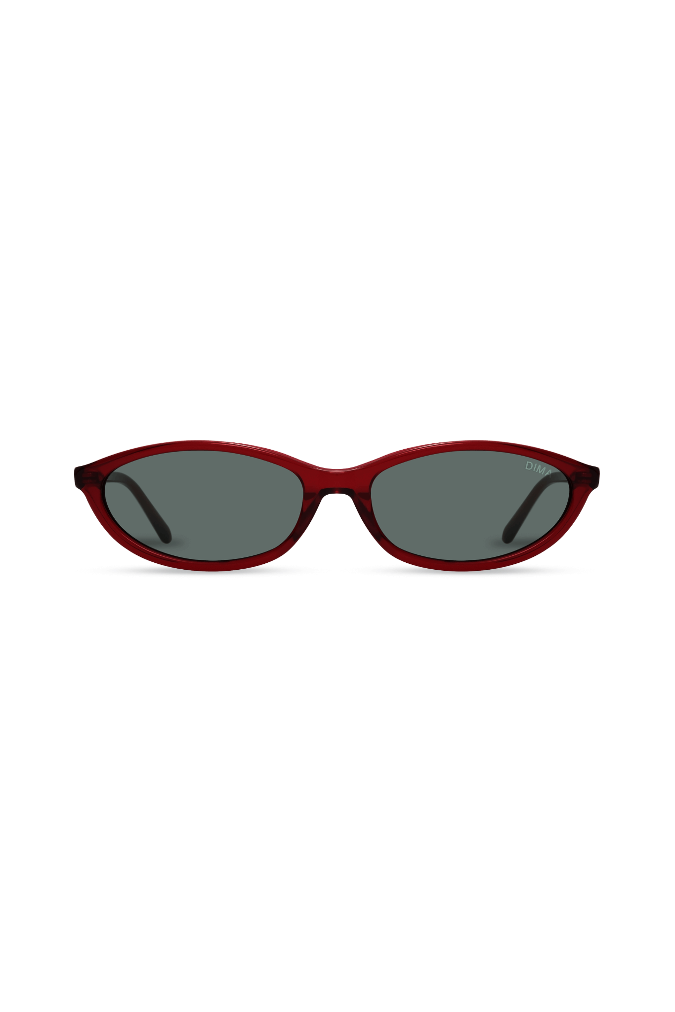 DIMA Eyewear Dina Crystal Red Frame Grey Lens 1