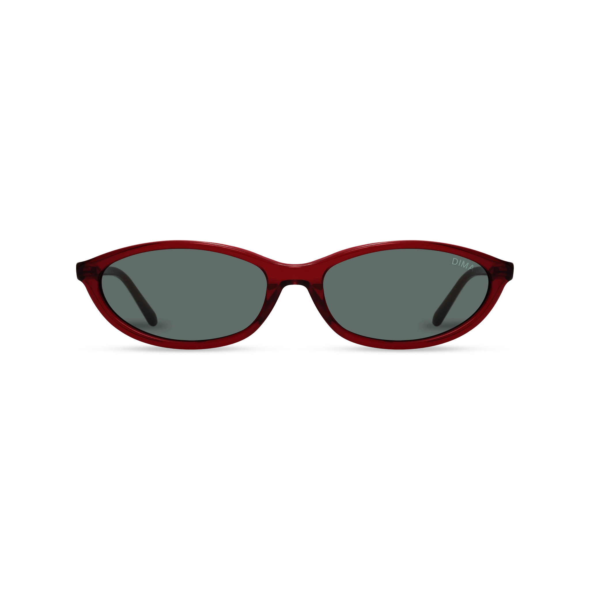 DIMA Eyewear Dina Crystal Red Frame Grey Lens 1