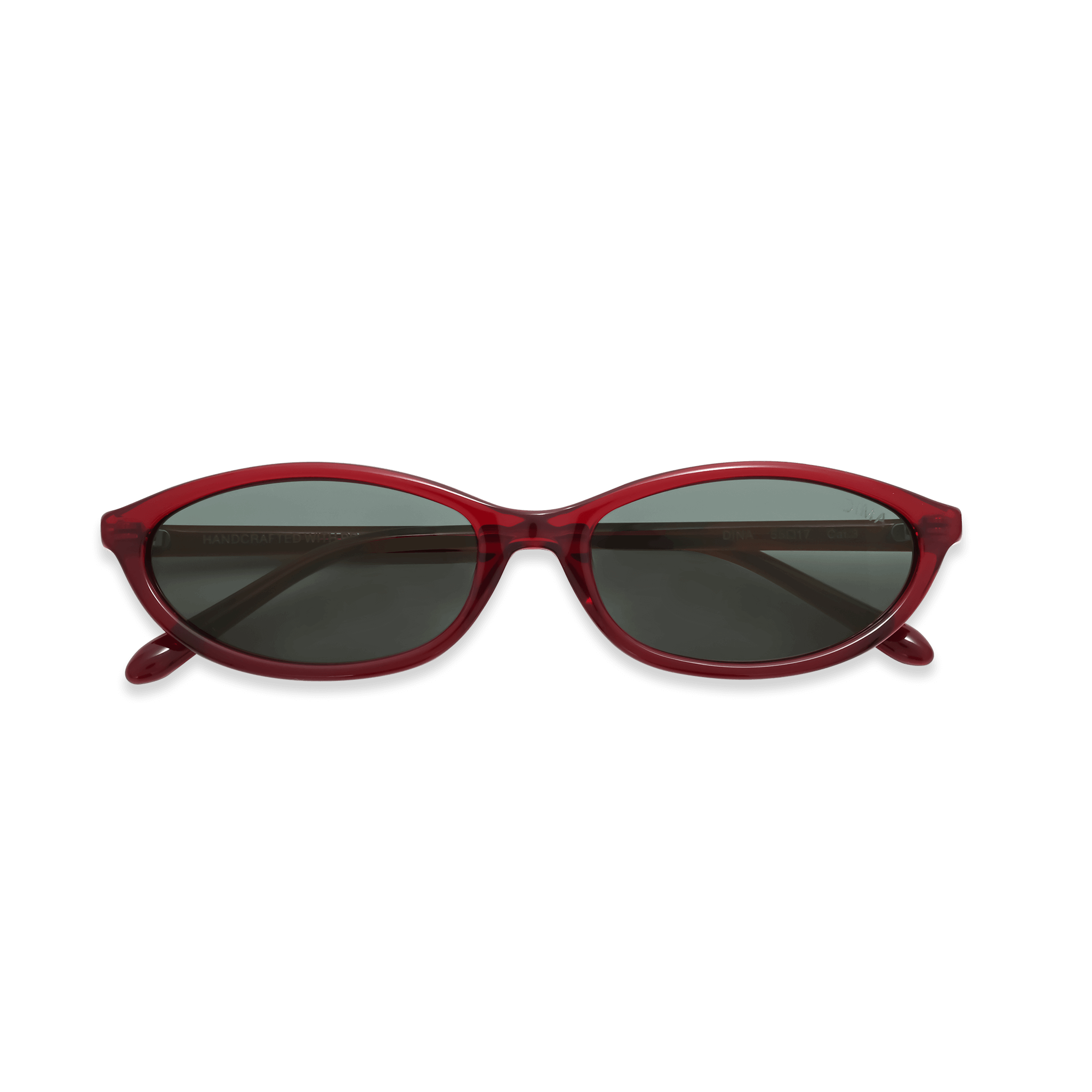 DIMA Eyewear Dina Crystal Red Frame Grey Lens 2