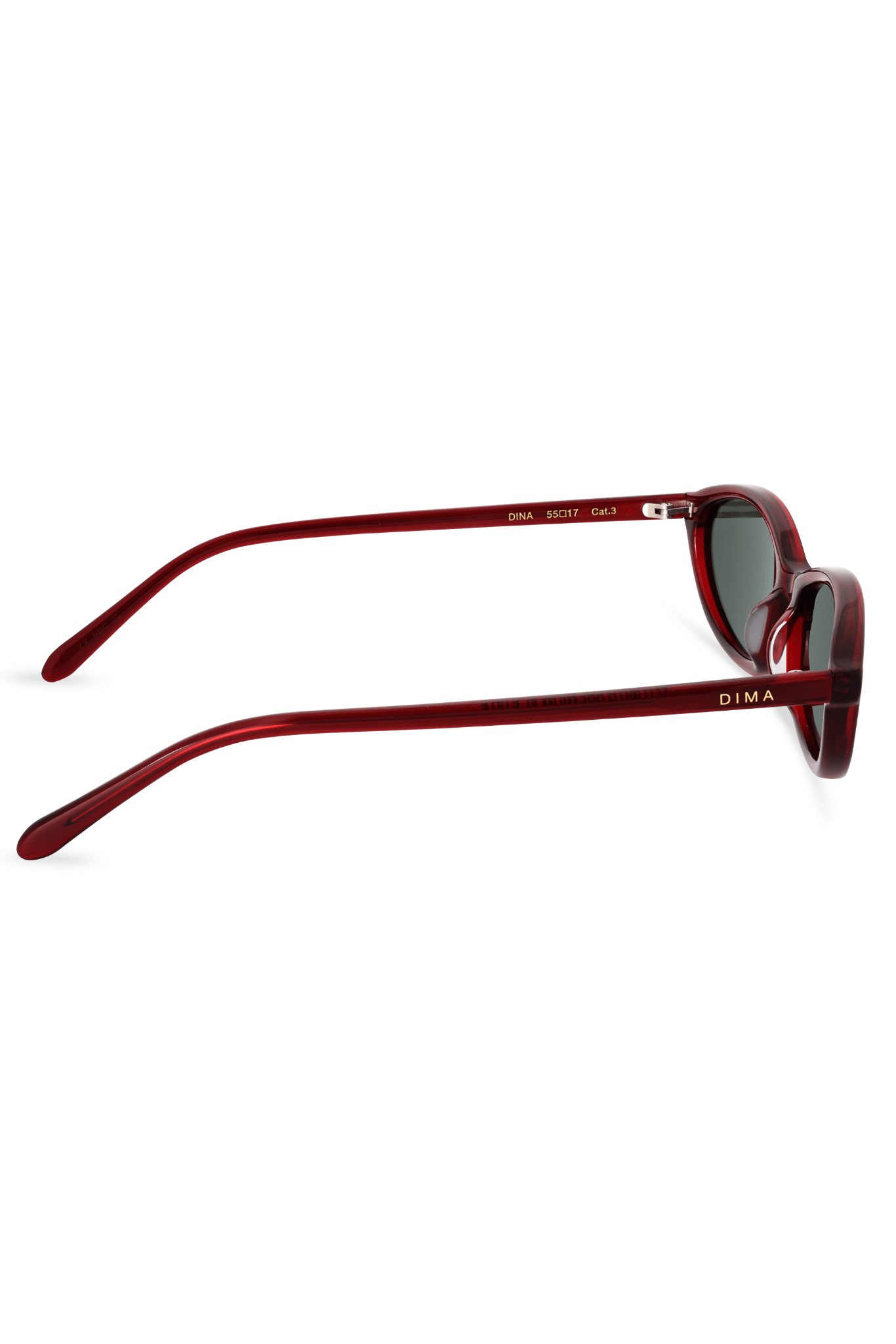 DIMA Eyewear Dina Crystal Red Frame Grey Lens 4