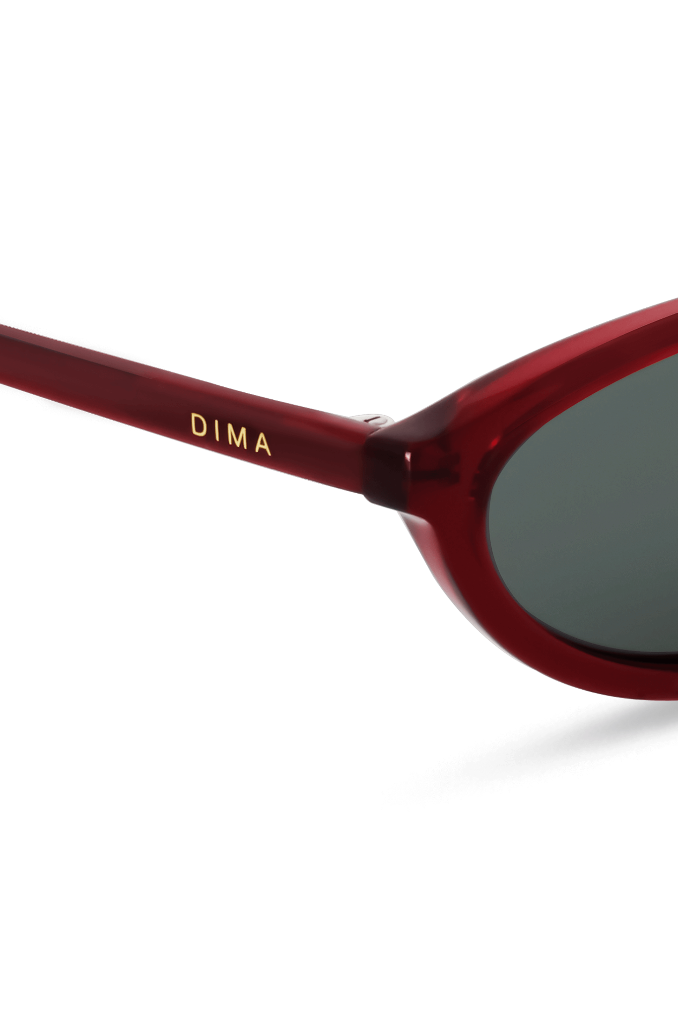 DIMA Eyewear Dina Crystal Red Frame Grey Lens