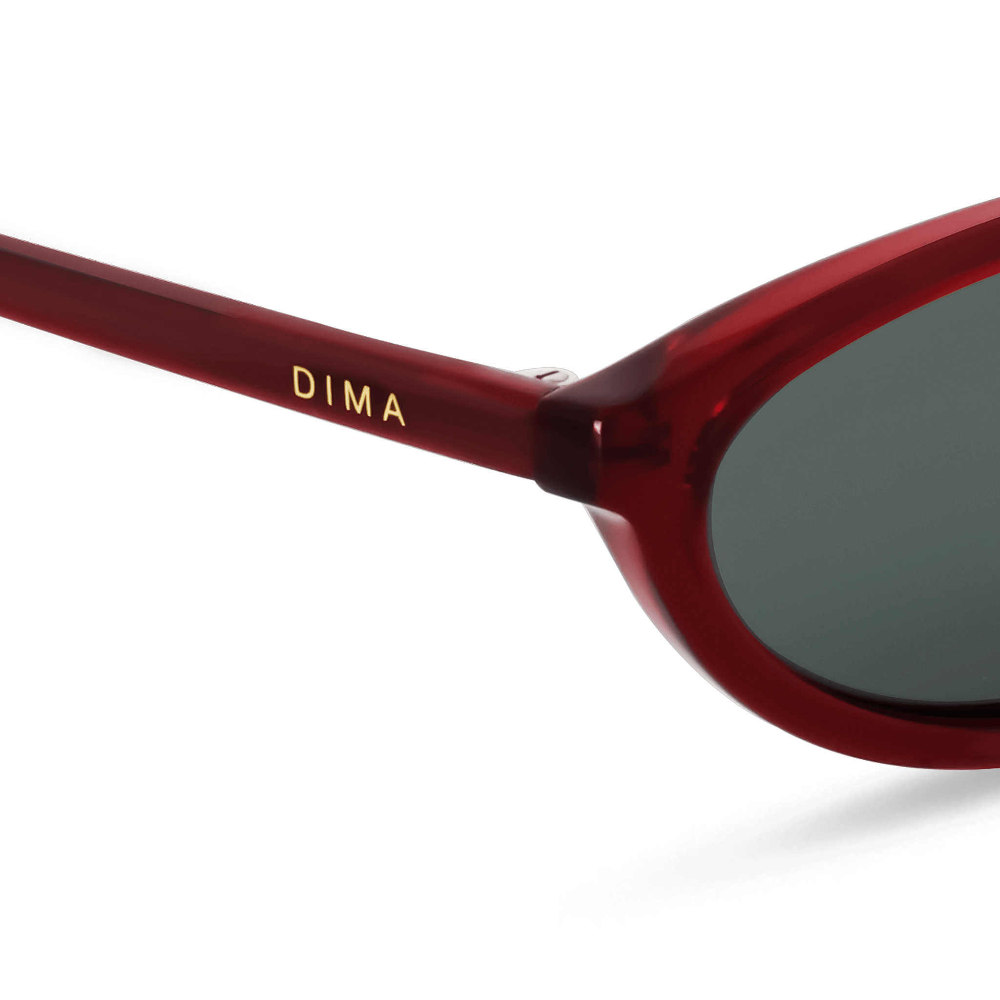 DIMA Eyewear Dina Crystal Red Frame Grey Lens 