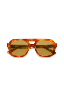 DIMA Eyewear Flare Havana Frame Yellow Lens 2