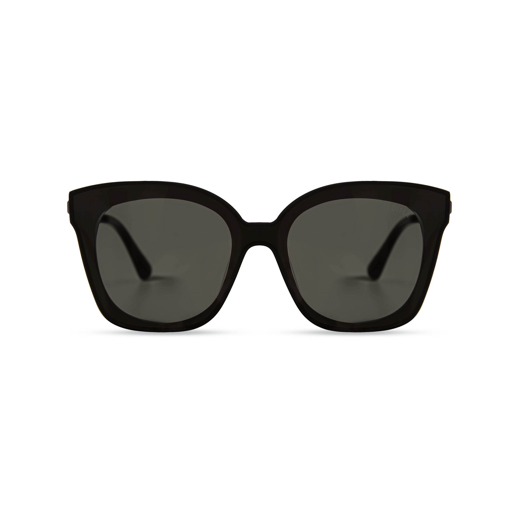 DIMA Eyewear Lulu Black Frame Grey Lens 1