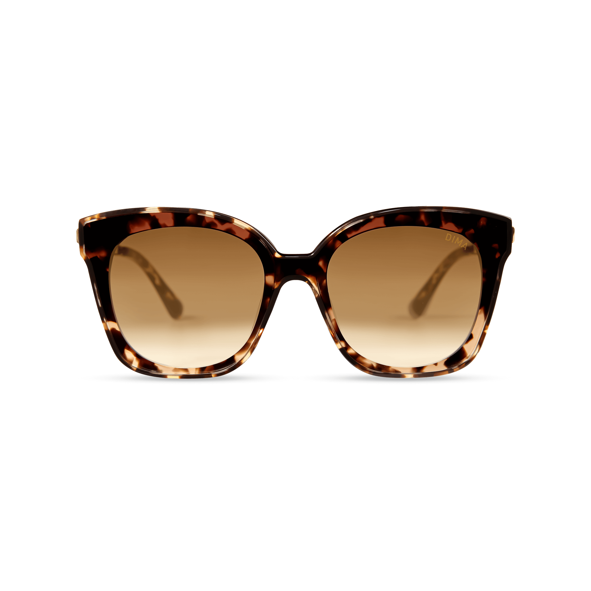 DIMA Eyewear Lulu Espresso Tortoise Frame Brown Gradient Lens 1