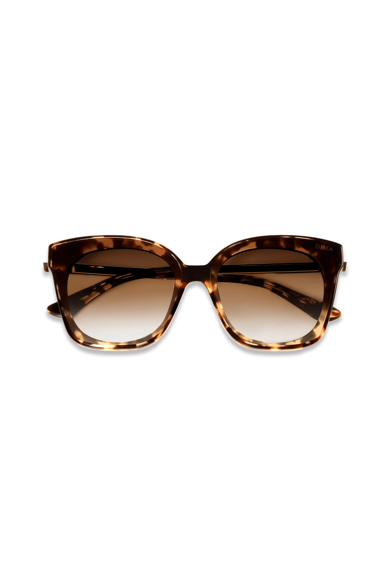 DIMA Eyewear Lulu Espresso Tortoise Frame Brown Gradient Lens 2