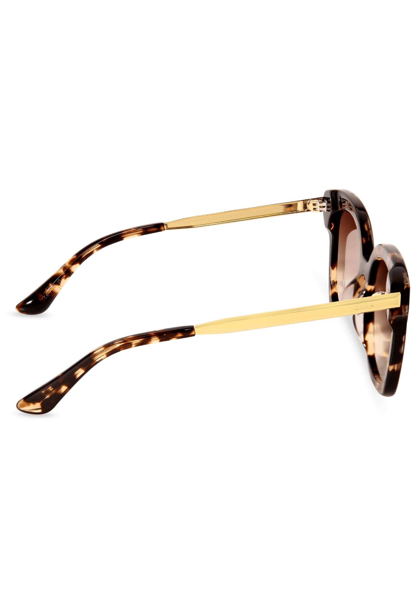 DIMA Eyewear Lulu Espresso Tortoise Frame Brown Gradient Lens 4