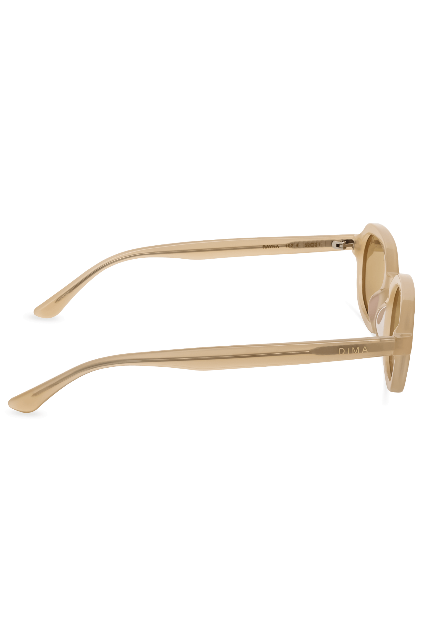 DIMA Eyewear Rayna Bone Frame Light Brown Lens 4