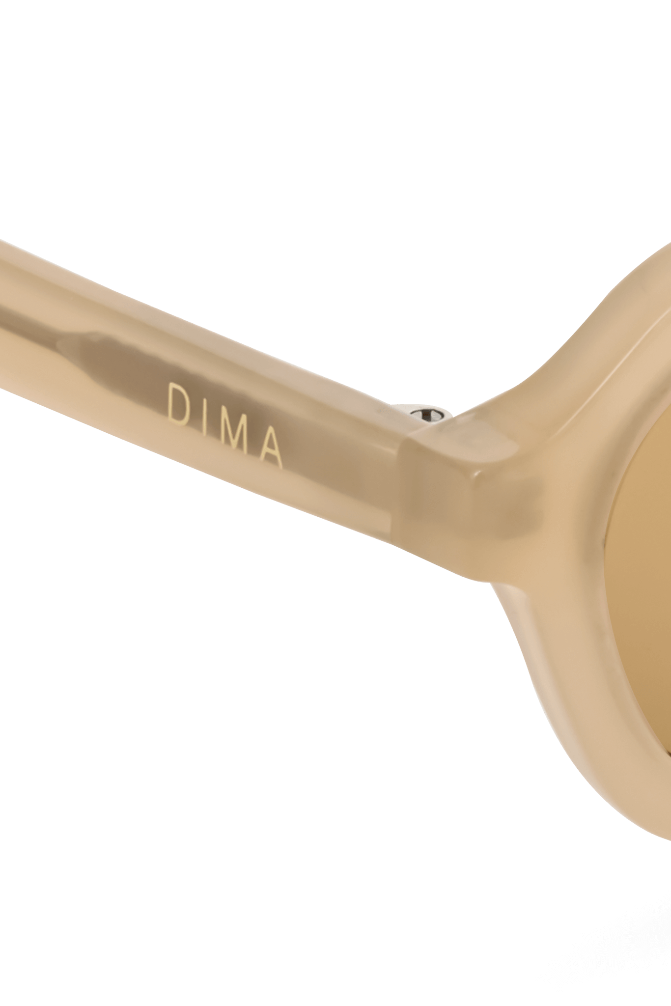 DIMA Eyewear Rayna Bone Frame Light Brown Lens 5