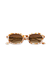 DIMA Eyewear Rayna Brown Pearl Frame Brown Gradient Lens 2