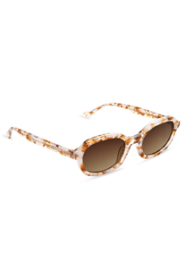 DIMA Eyewear Rayna Brown Pearl Frame Brown Gradient Lens 3