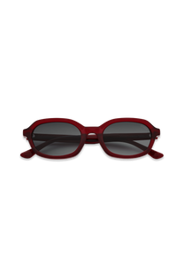 DIMA Eyewear Rayna Crystal Red Frame Grey Gradient Lens 2