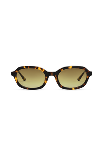 DIMA Eyewear Rayna Dark Tortoise Frame Mustard Gradient Lens 1