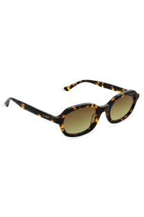 DIMA Eyewear Rayna Dark Tortoise Frame Mustard Gradient Lens 3