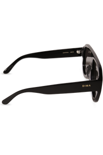 DIMA Eyewear Saffron Black Frame Grey Lens 4