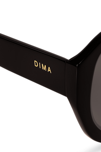 DIMA Eyewear Saffron Black Frame Grey Lens 5