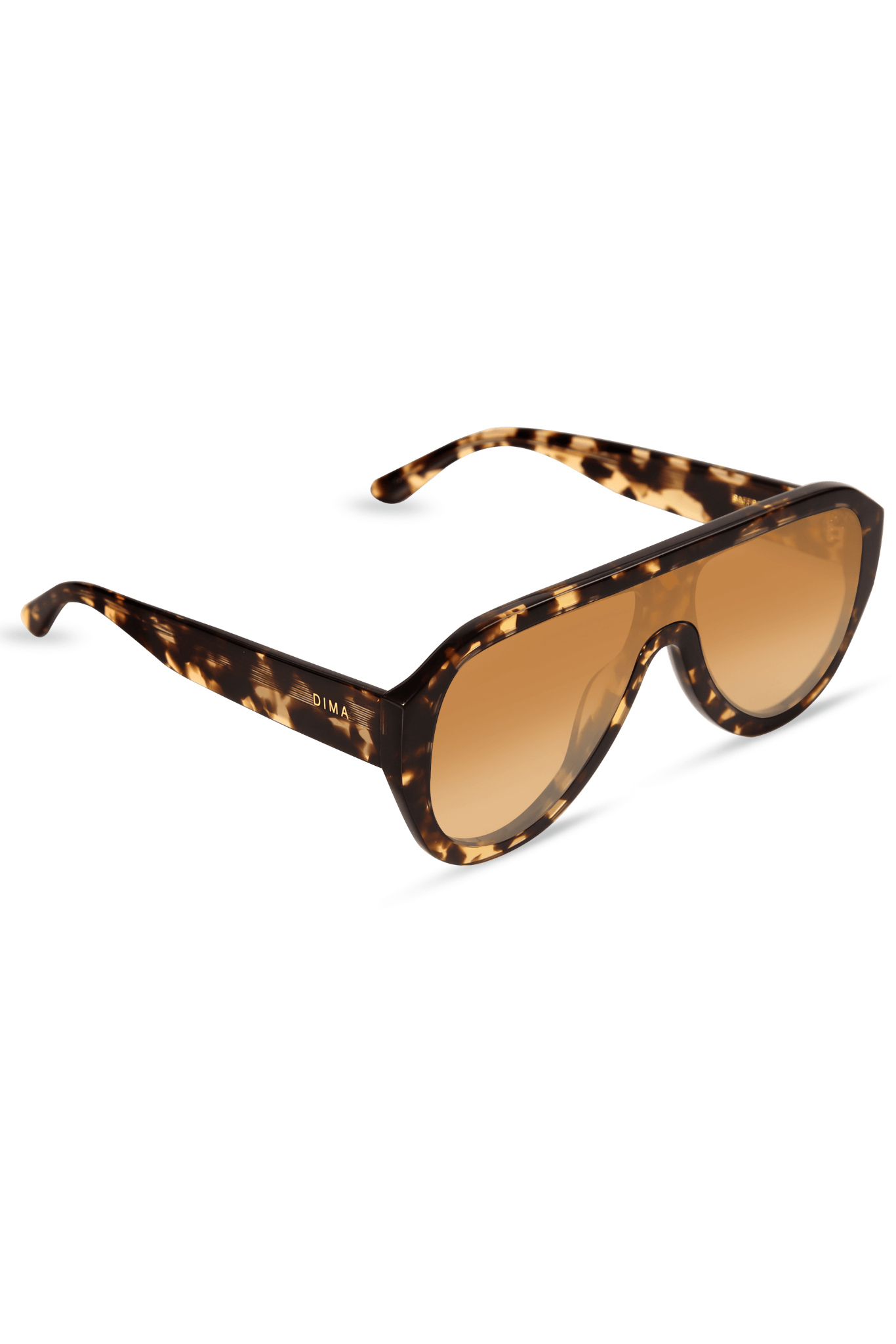 DIMA Eyewear Saffron Espresso Tortoise Frame Brown Gradient Lens 1