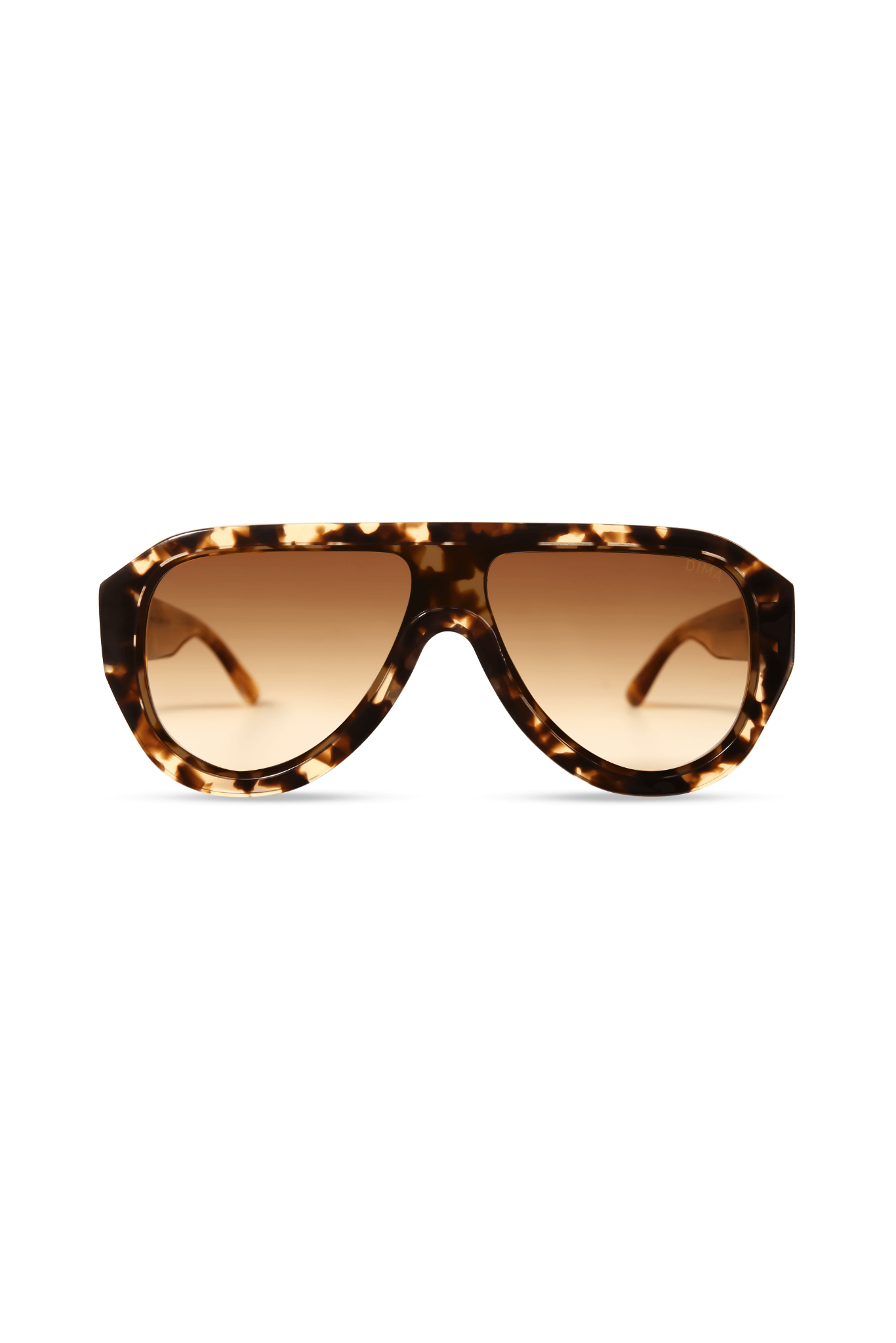 Saffron Espresso Tortoise Frame Brown Gradient Lens | DIMA Eyewear
