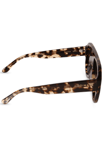 DIMA Eyewear Saffron Espresso Tortoise Frame Brown Gradient Lens 5