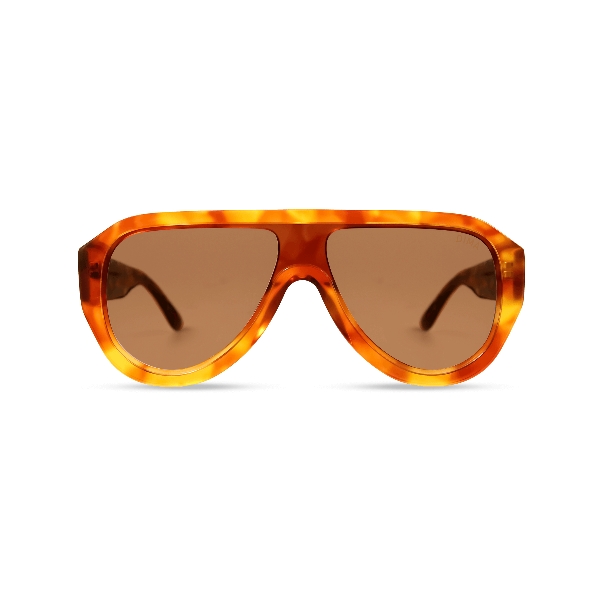 DIMA Eyewear Saffron Havana Frame Brown Lens 1